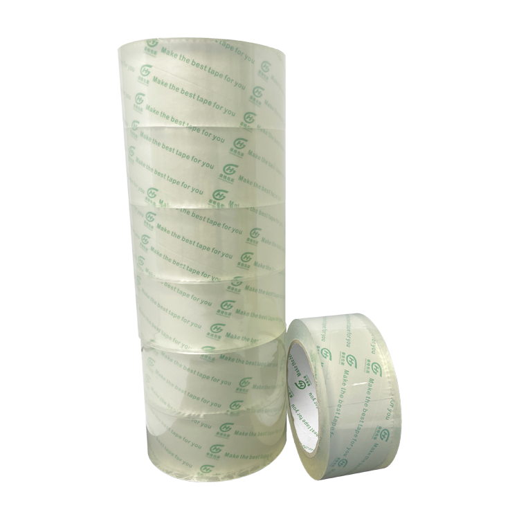 Super Transparent BOPP tape with acrylic adhesive, activated for sealing and packaging (8)